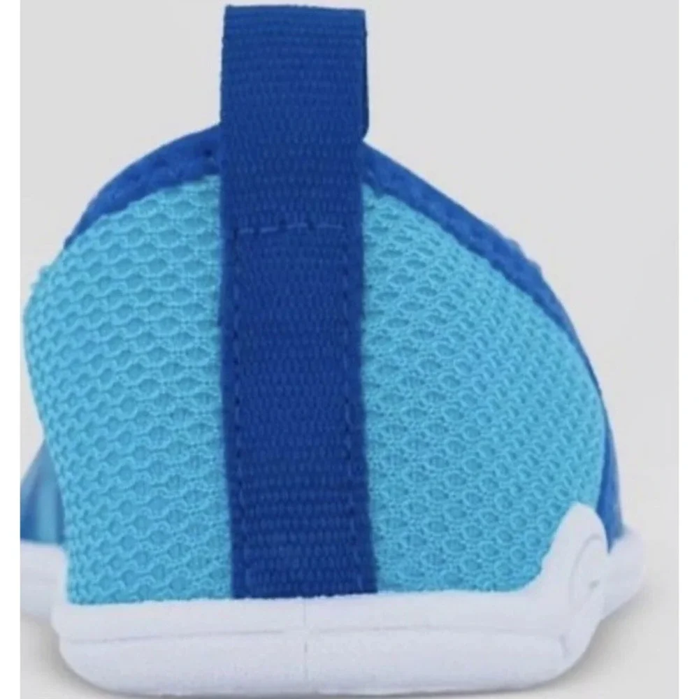Speedo Little Boys' Medium Shoe 7-8 Splash & Sun Bootie Blue Dolphin Water Shoes